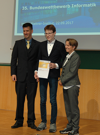 Bundessieger Informatik vom Heinrich-Hertz-Gymnasium